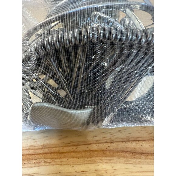 1 Lb Bag Assorted Wearable Chunky Silver Tone Jewelry, Baddie, Maximal, Goth - Picture 9 of 9